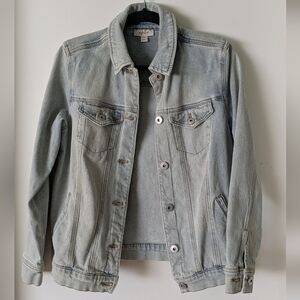 Style & Co Light Wash Denim Jacket